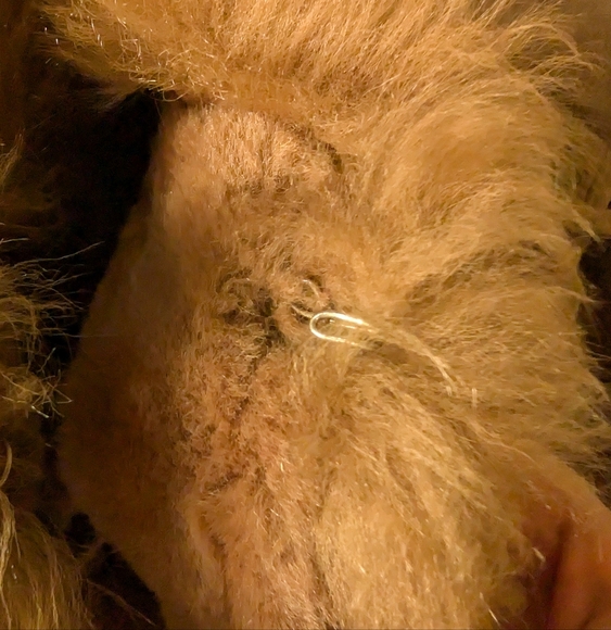 Vintage Y2K Penny Lane Faux Suede Faux Fur Trim Coat - Picture 11 of 11